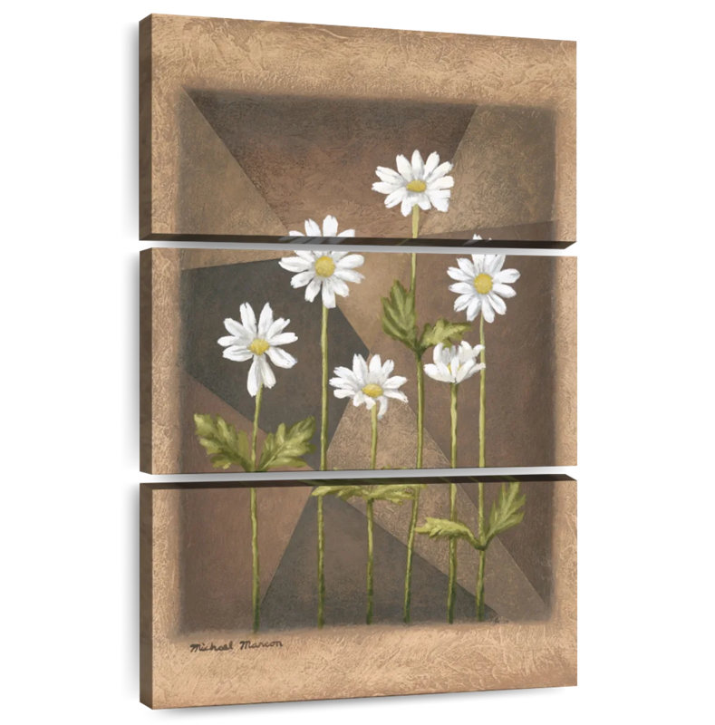 Marguerites blanches Harnek, H 45 po x l 28 po
