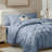 Bed-in-a-Bag Pinch Pleat Comforter Set with Bed Sheets & Down Alternative Pillows-115707304-115707307
