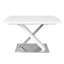 Table de salle à manger 63 po, aspect naturel, sièges 4 à 6, rétractable et acier extensible de 63 po, robuste et robuste-589306645