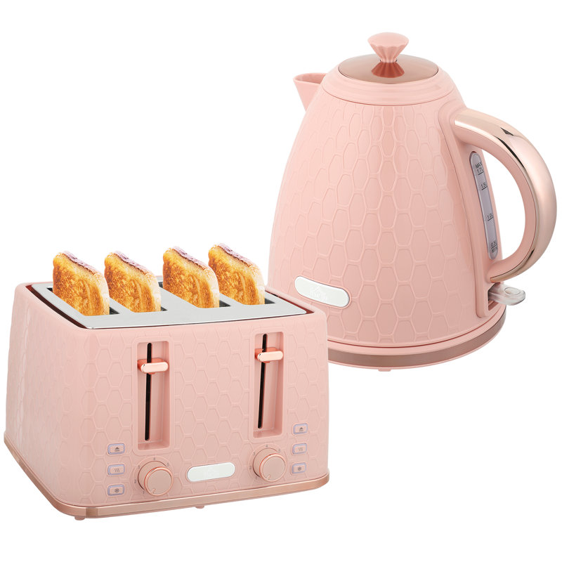 Kettle and Toaster Set, Pink