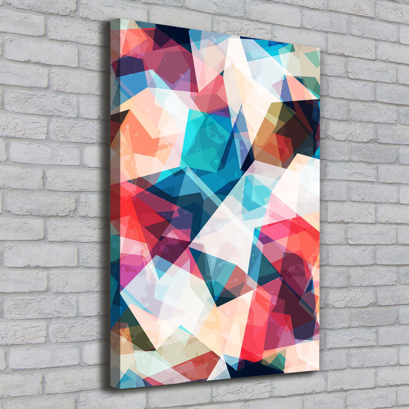 Mosaic Abstraction - Wrapped Canvas Print