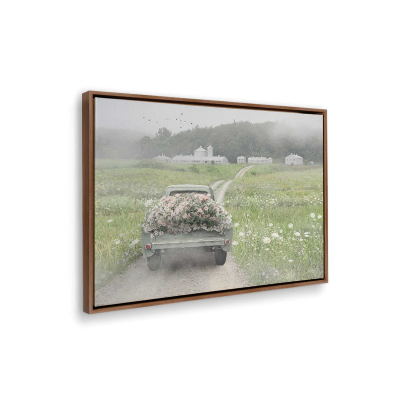 «Almost Home» par Lori Deiter, reproduction d'art, Toile avec cadre, Brown, L 24 po x H 18 po