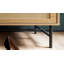 Polyester Blend Upholstered Storage Bench