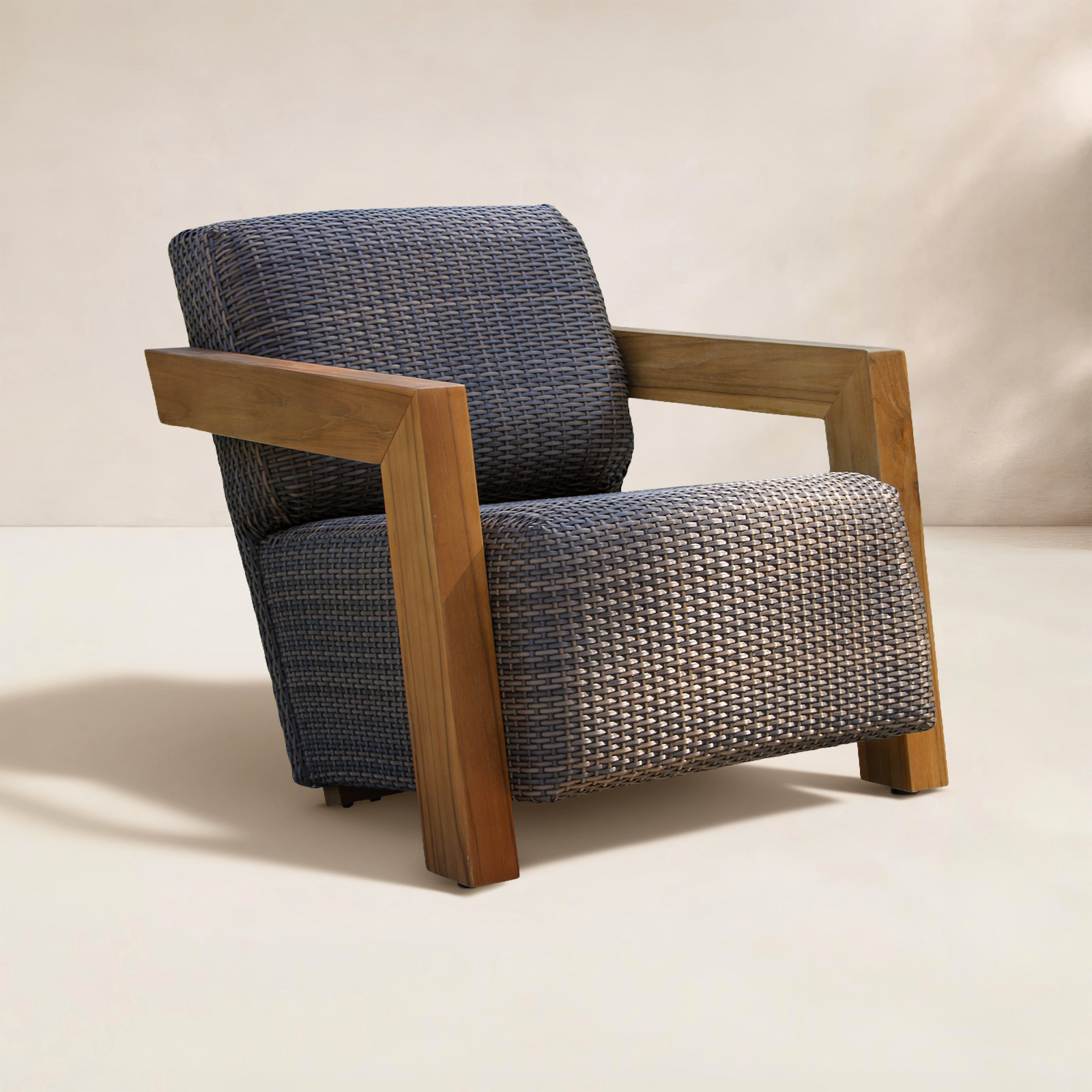 Levitt Teak Patio Lounge Chair