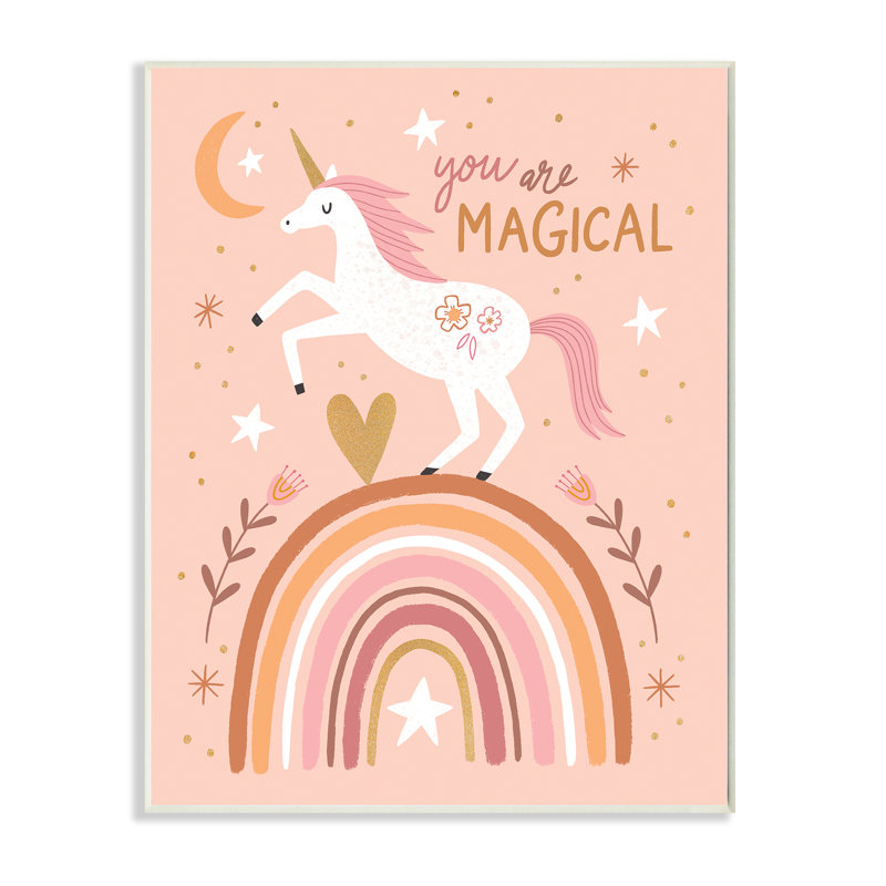 You Are Magical, Bois naturel, H 19 po x l 13 po x P 0,5 po