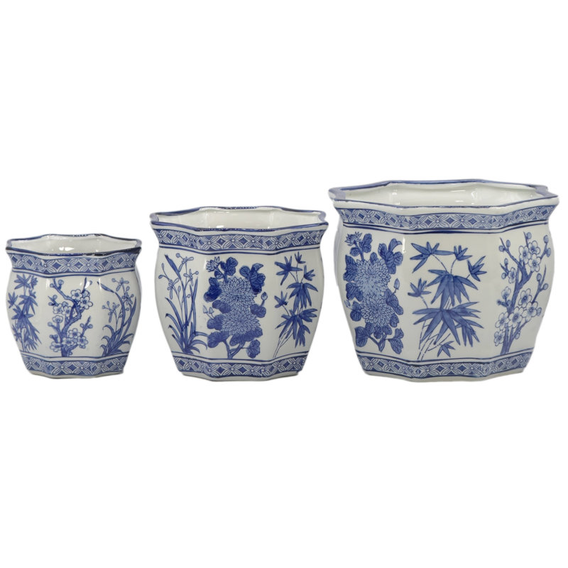 Pot à fleurs en céramique fabriqué à la main Daxxton