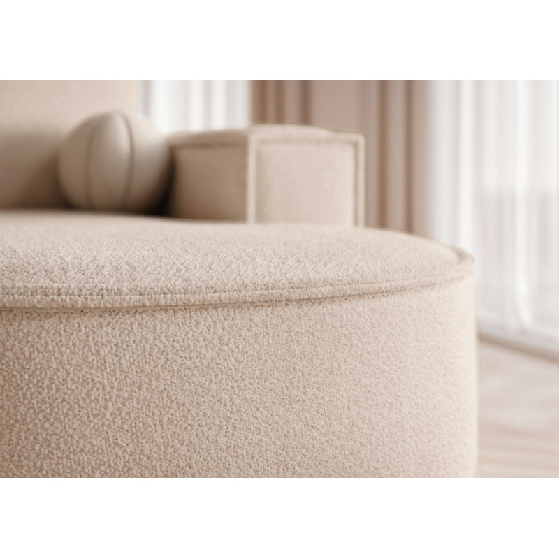 6 Seater Corner Sectional, Beige