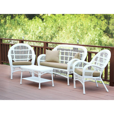 Mangum 4 - Person Patio Conversation Set with Cushions