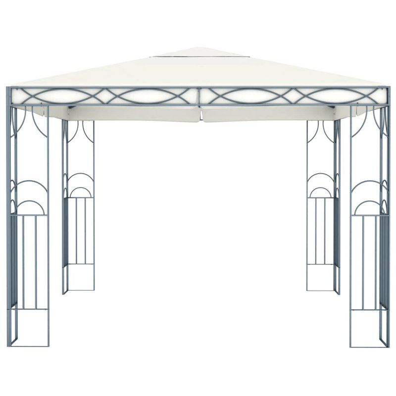 Hayasdan 3m x 3m Steel Patio Gazebo, Cream