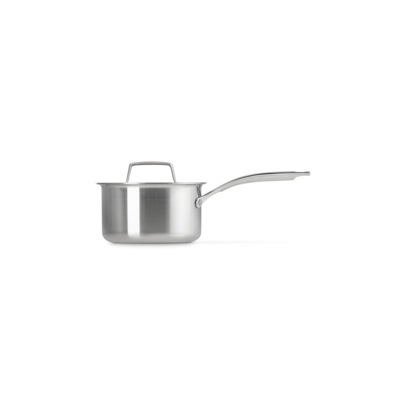 Le Creuset Essential Stainless Steel Round Saucepan With Lid, 2 Qt.