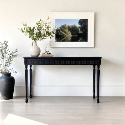 Console rétro sculptée