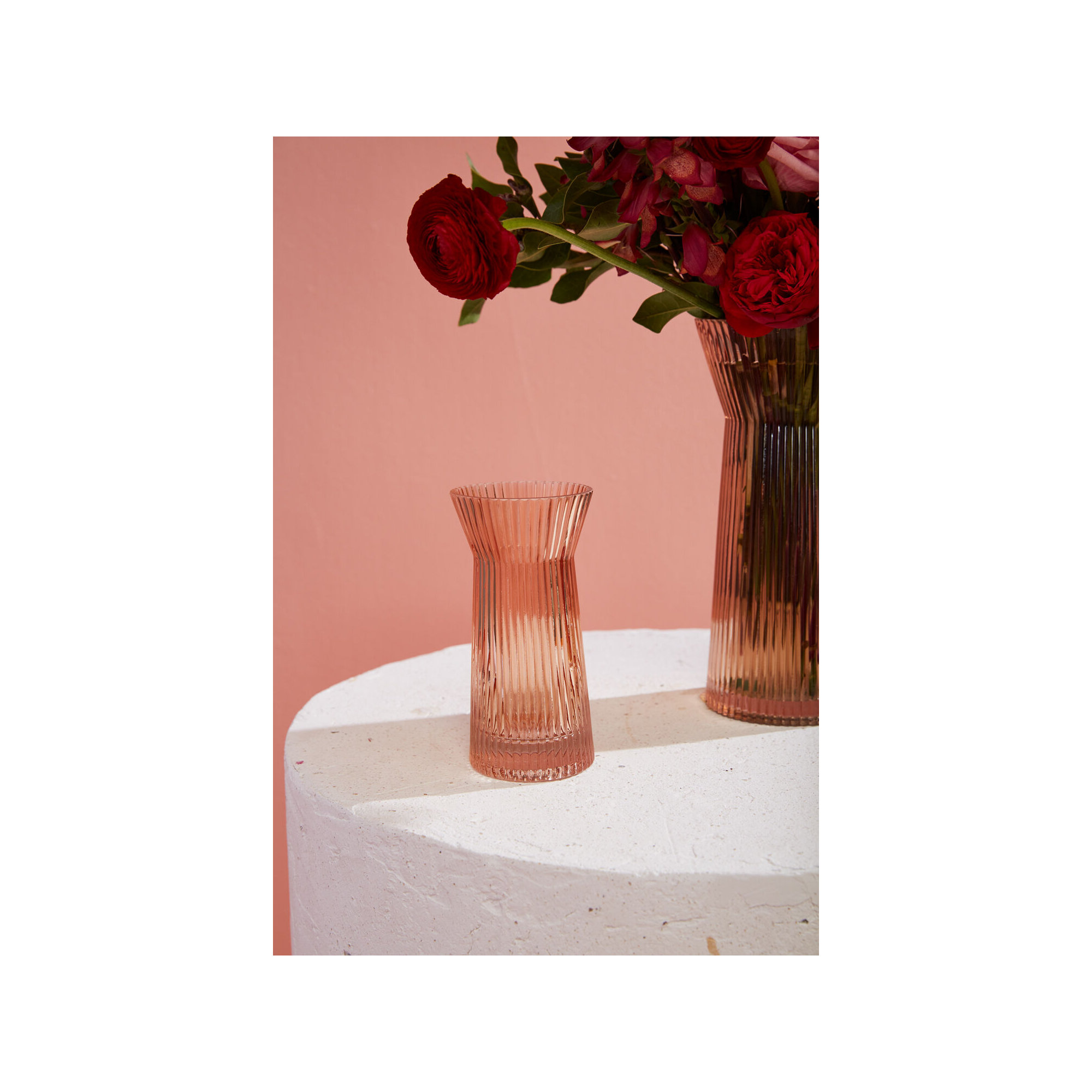 Kenneth Glass Table Vase