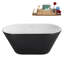 Baignoire autoportante 54 po avec drain interne Streamline-112235288
