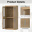 Vitrine 62 "en bois avec portes en verre-839267201