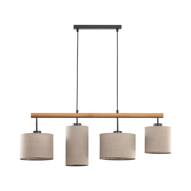 Ainoras 4 - Light Kitchen Island Pendant, Grey/Beige