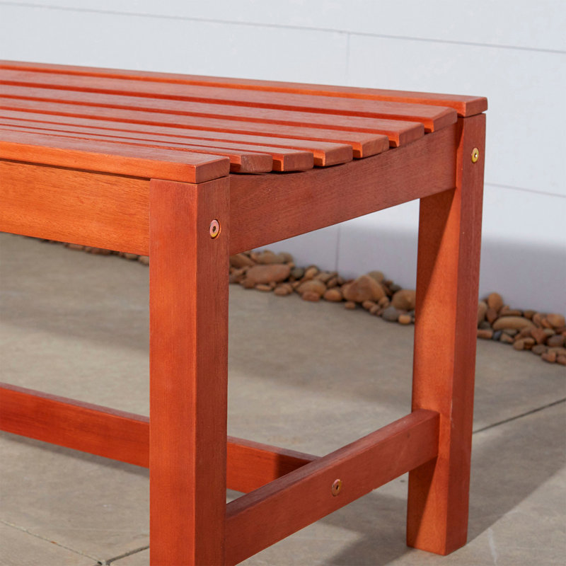 Banc de jardin moderne sans accoudoirs