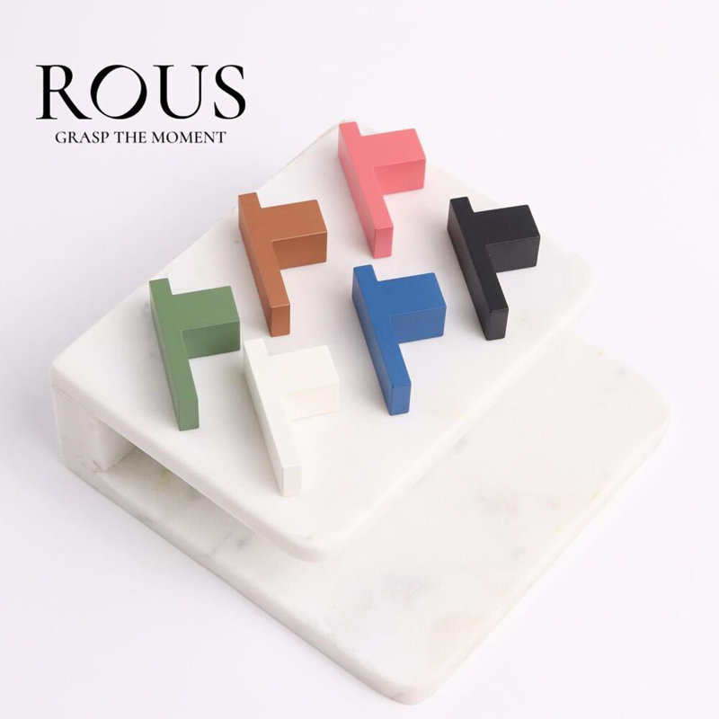 2" Length Bar Knob, Blush (Pink)