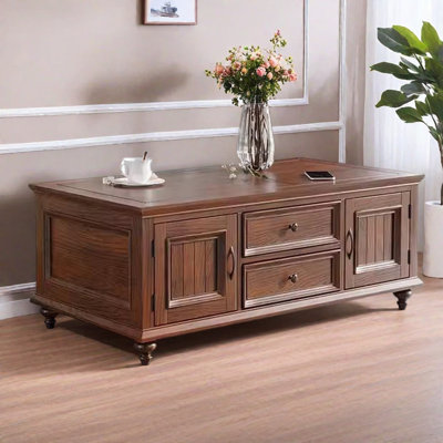 Table basse en noyer américain