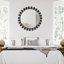Asana Metal Round Wall Mirror-480761292