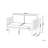 Welara 122cm Wide Outdoor Garden Sofa with Cushions