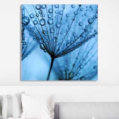 Soft Dandelion Seeds B 1 Piece Wrapped Canvas Wall Art