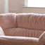 Chaise berçante double rose