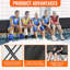 Banc de sport pliable portatif 8 places avec sac de transport
