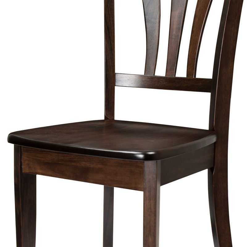 Pico 17.75'' H Solid Wood Side Chair, Cappuccino