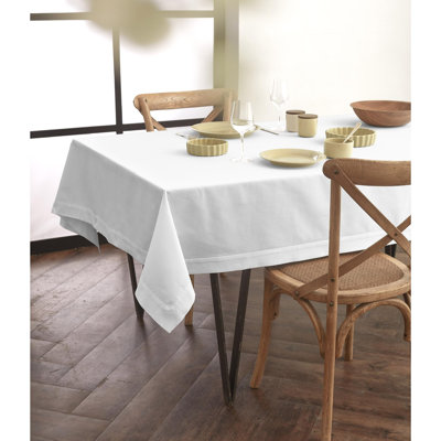 Dru Cotton Linen Plain Tablecloth