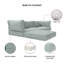 Ensemble de coussins de rechange pour canapé modulaire Sunbrella, 5 po-1846536827