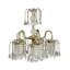 Grand lustre en métal 25 po avec détails en cristal-373879424-373879487