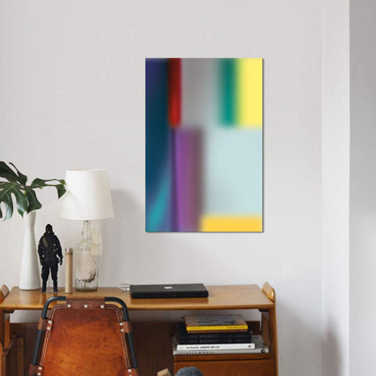 « smooth glass ii », reproduction d’impression sur toile, H 12 po x l 8 po x P 0,75 po