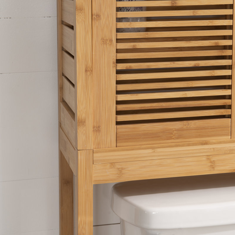 Ayden Solid Bamboo Wood Over-the-Toilet Storage