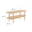 Modway Torus Oval Coffee Table with Rattan Shelf-90623428