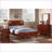 Modern Cherry Wood 2-Drawer Nightstand for Bedroom-2019655677