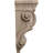 3 1/2"W x 3"D x 7"H Small Traditional Corbel, Walnut-58865095