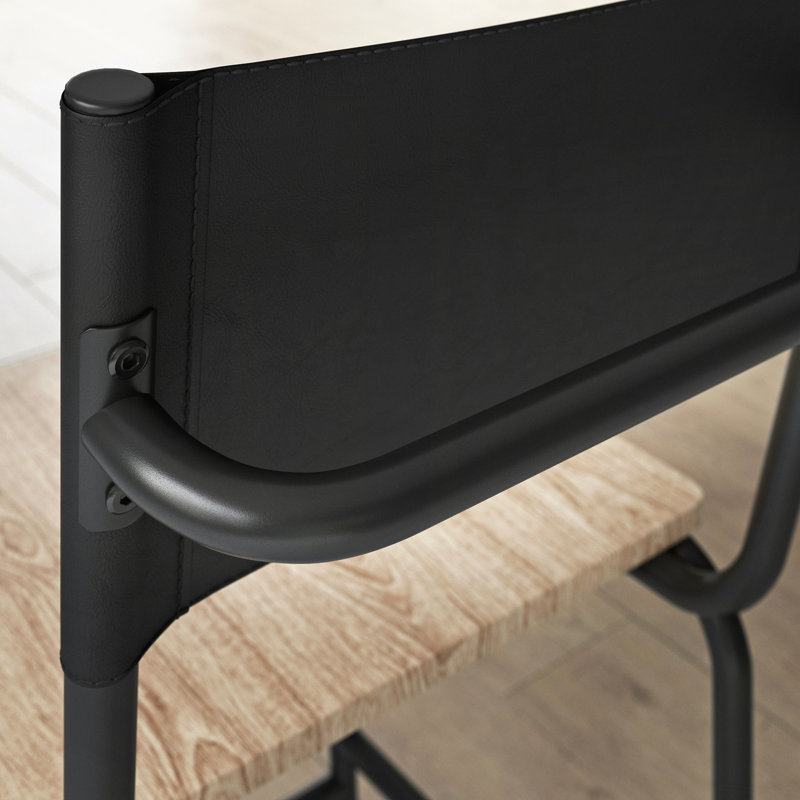 Tabouret, finition noire