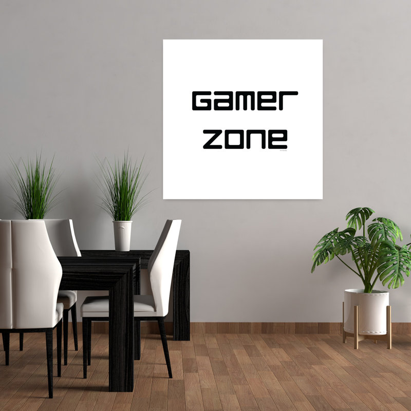 Art contemporain abstrait Gamer Zone, H 36 po x l 36 po