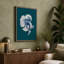 Betta in Blue Modern - Wrapped Canvas-1297467203-1297467207