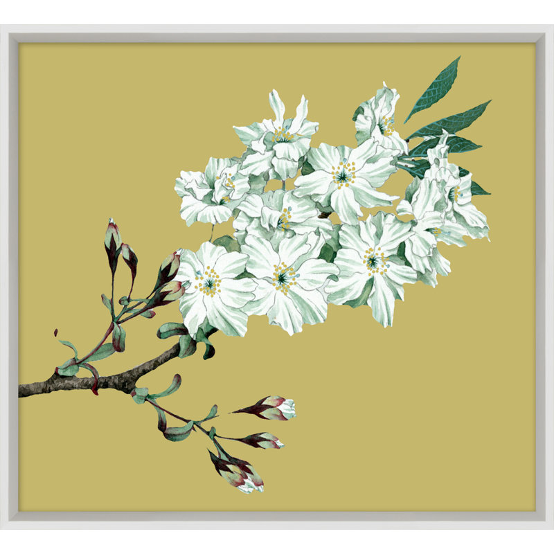 Goldenrod Blossom 6 - peinture encadrée
