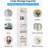 6-Tier Narrow Corner Cube Bookcase Storage-512873807