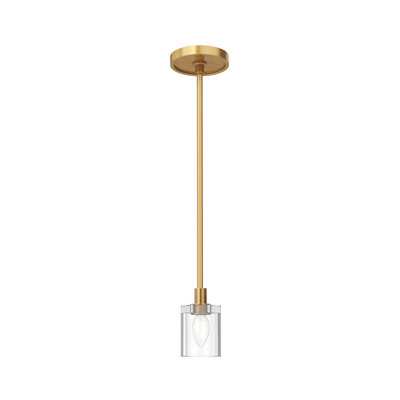 Luminaire suspendu cylindrique à 1 lumière Salita