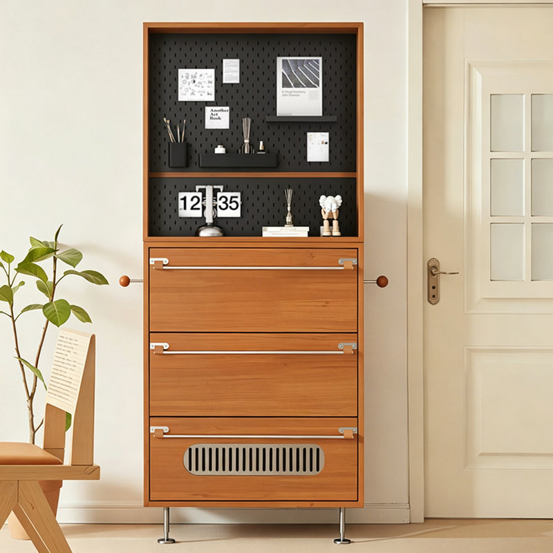 Armoire à chaussures murale 23,62 po Vintage, H 78,74 po x l 23,62 po x P 5,91 po