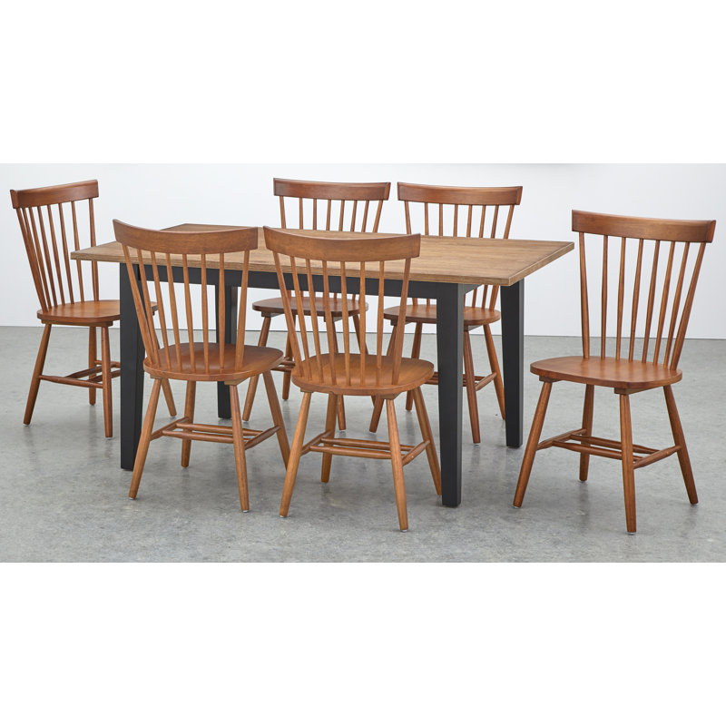 Fika Four Leg Dining Set, Walnut