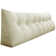Sit-Up Back Comfort Large Triangular Bolster Headboard Reading Wedge Pillow