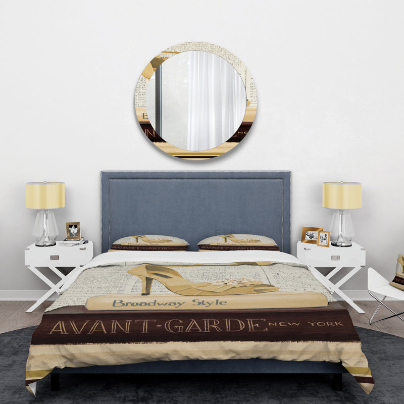 Ensemble de housse de couette à hauteurs de mode iii, Housse simple + 1 taie décorative
