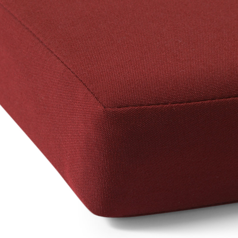 Coussin de siège et de dossier Adirondack de P 2,5 po Laguna, Rouge