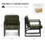 Geraldina Faux Leather Armchair-1516417267