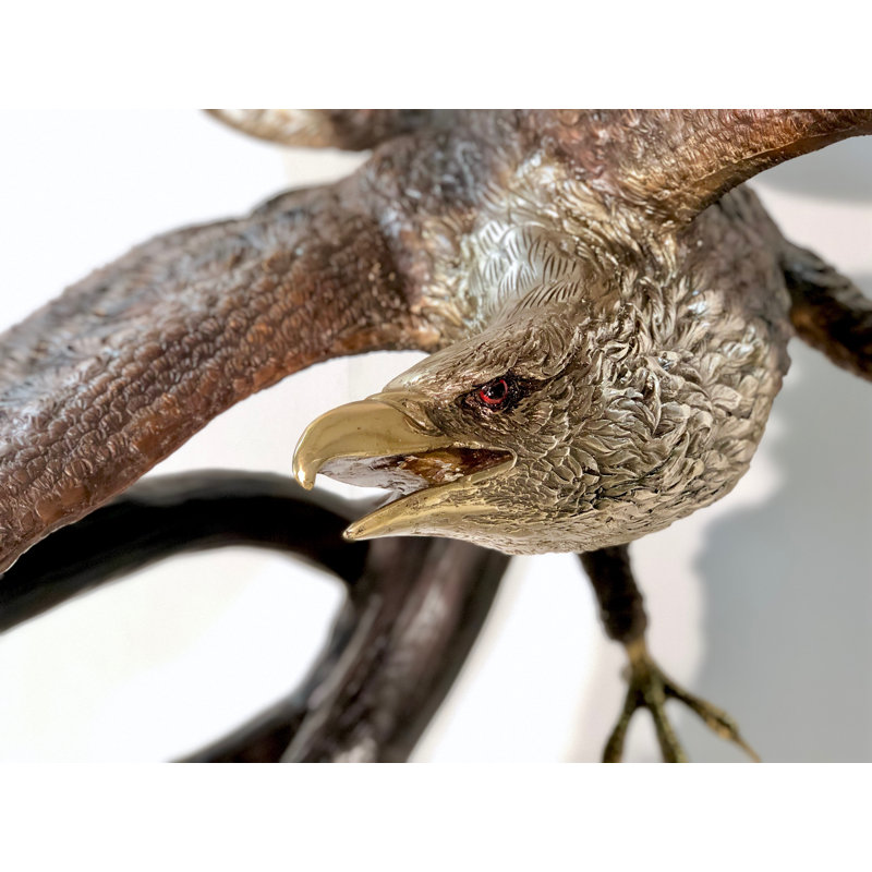 Bird Eagle Bronze Garden Statue