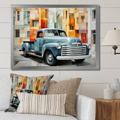" Pickup Truck Geometric Abstraction II "